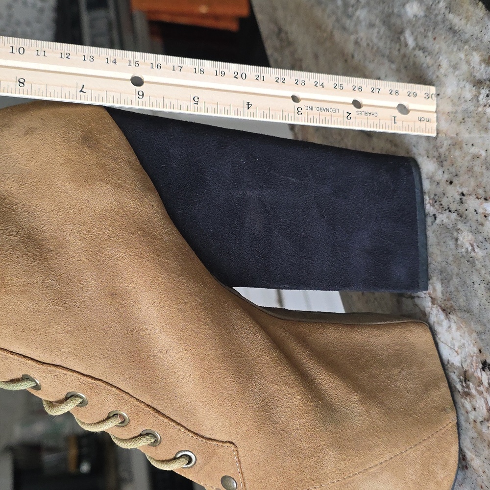 CLEAN Jeffery Campbell Freda Lace Up Boots Booties Size 10 - Picture 11 of 11